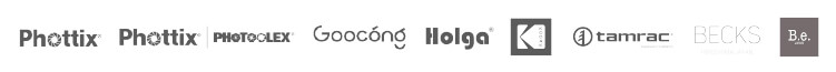 Phottix / Phottix x Photoolex / Goocong / Holga / KODAK / tamrac / BECKS / B.e.