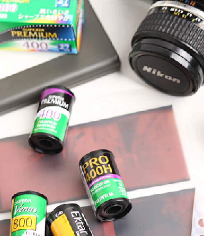 フィルム現像宅配サービスの写真
