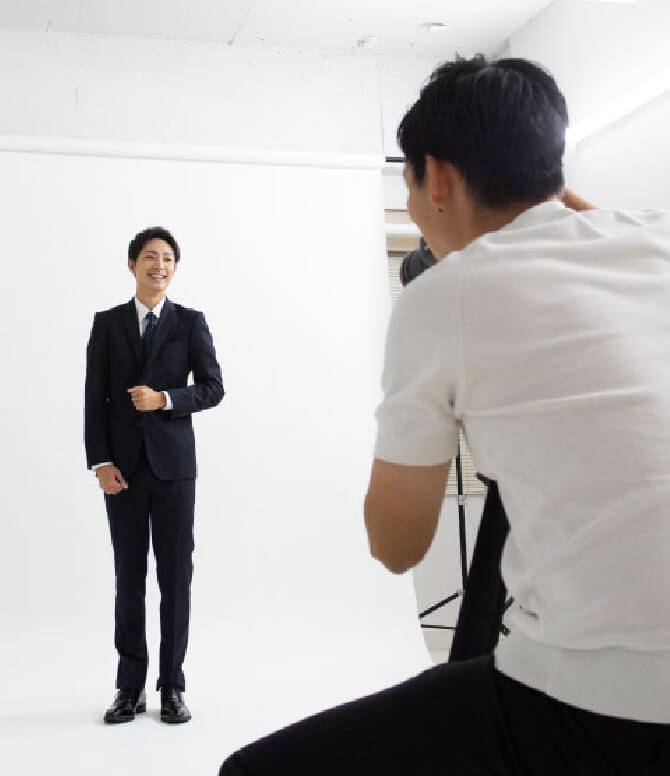 就活・証明写真の写真