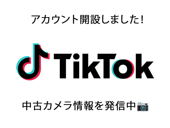 カメラのサエダ本通店 TikTokアカウントを新設